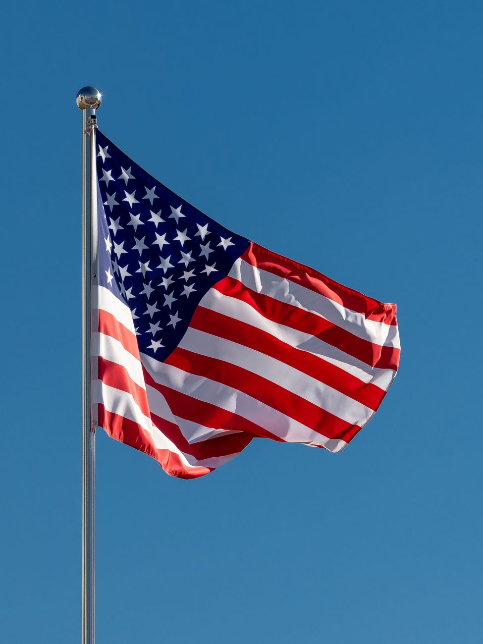 flag of usa under clear sky