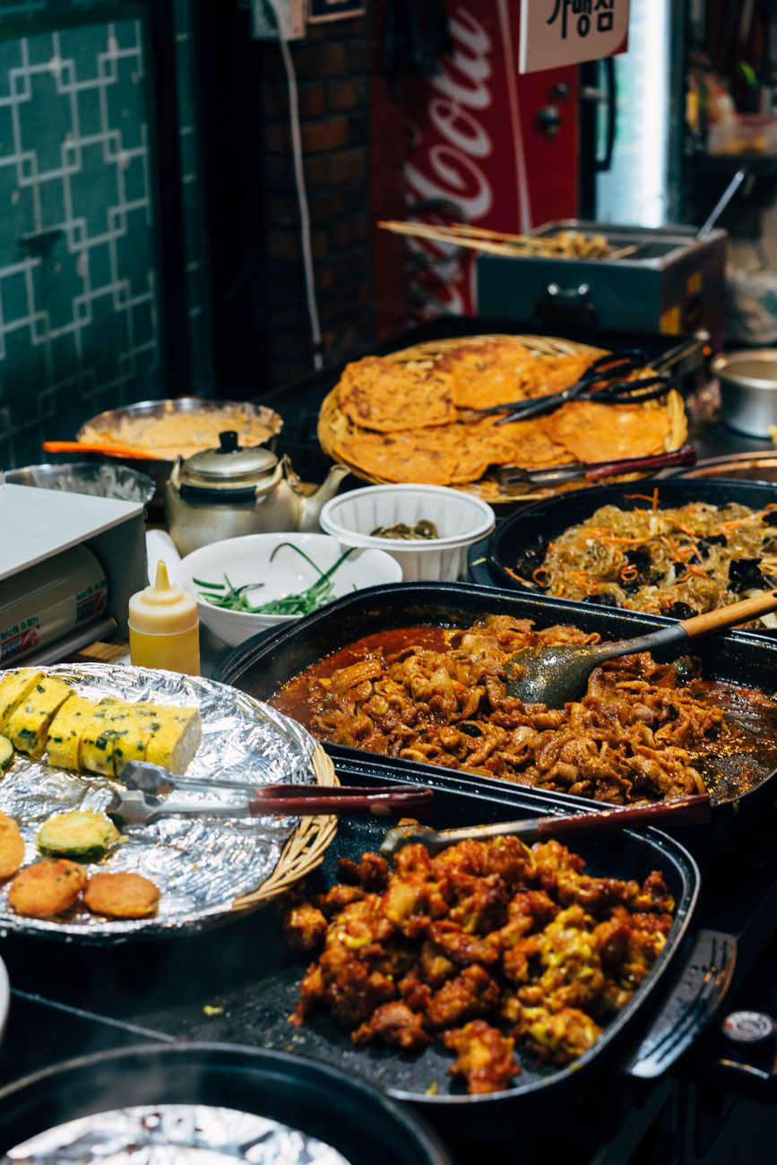 food at korean bar